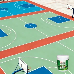 Acrylic Topcoat Water based Multi sport Court Flooring Tennis Basketball Volleyball Badminton UV Weather Resistant Eco friendly