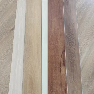 Advanced Luxury Plastic Wood Grain Plank PVC Floor Slatted SPC Rigid Vinyl Flooring Non-Slip Resistant Wear Resistance