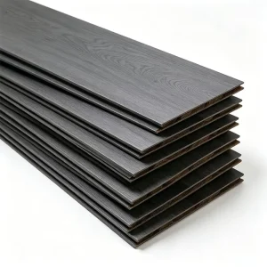 Affordable 8mm 10mm SPC Waterproof Gray black Wood Flooring laminate Flooring