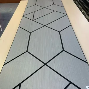 Akupanel Wooden Acoustic Wall Panel Black Felt MDF Slat Panel with Fast Container Delivery