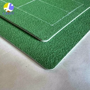 All Weather Acrylic Coated PVC Pickleball Court Flooring 60x30ft Indoor Outdoor