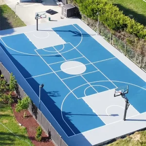 All Weather Interlock PP Flooring Sun Rain Resist Outdoor Public Basketball Court Floor Tiles