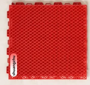 All-Weather Interlocking Modular Outdoor PP Sport Flooring Tiles for Basketball