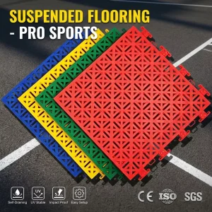 All-Weather Interlocking Suspended Polypropylene Sports Flooring Tiles for Tennis and Padel Courts Factory