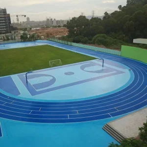 All-Weather Outdoor Breathable EPDM Running Track Field for School Playground