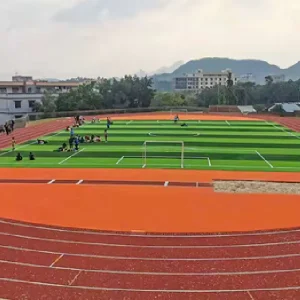 All Weather Outdoor Breathable Plastic Running Track for School Playground