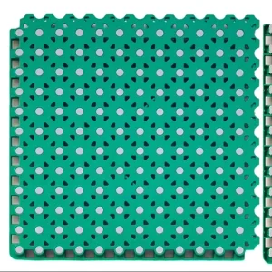 All-Weather PP Interlocking Floor Tiles Fast Drainage UV-Resistant Shock-Absorbing Outdoor Sports Court Flooring