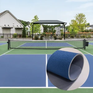 All Weather Portable PVC Vinyl Professional Pickleball Court Floor Mat Material High Quality Acrylic Surface