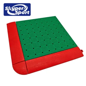All-Weather TPE Interlocking Court Tiles UV-Resistant Outdoor Sports Flooring High-Temperature Stable
