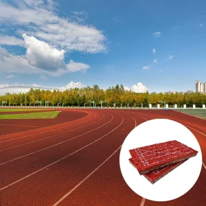 All-weather Sports Floor IAAF Certified Sandwich System Track and Field for School