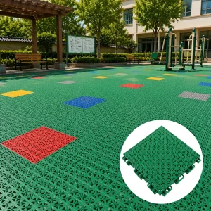 Alphabet Pattern Modular Floor Tiles Interlocking Flooring for Kindergarten Playground Sports Flooring