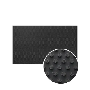 Animal Print Indoor Outdoor 3D Printed Rubber Scraper Logo Mat