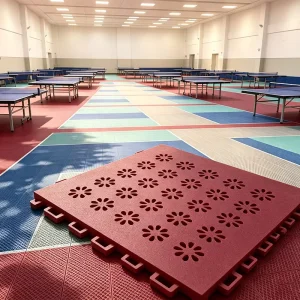 Anti-Aging Long-Life Interlocking Floor for Outdoor Table Tennis Parks