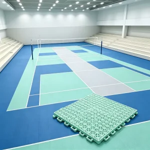 Anti-Crack Temperature-Resistant Interlocking Outdoor Volleyball Flooring