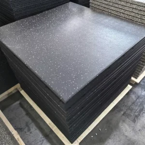 Anti-Drop Rubber Granule Gym Floor Mat Shockproof Sports Flooring