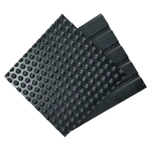 Anti Fatigue Antislip Black Cow Mats for Livestock Horse Stalls Customizable Length Rubber Flooring Cutting Service 1-20mm