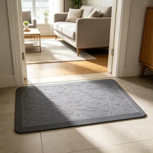 Anti-Fatigue Kitchen Mat Solid 100% Polyurethane Modern Washable Mat for Office Bedroom Living Room and Bathroom