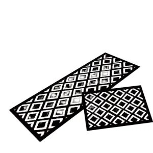 Anti-Fatigue Kitchen Mats 2-Piece Set Water-Absorbent Non-Slip Floor Mats
