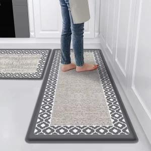 Anti-Fatigue Non-Slip Memory Foam Kitchen Mat Set