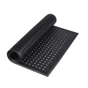 Anti-Fatigue Rubber Commercial Kitchen Floor Suitable for Damp Areas