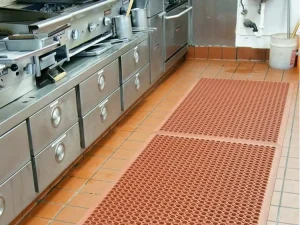 Anti-Fatigue Soft Eco-Friendly Rubber Kitchen Floor Mat Non-Slip Waterproof Modern 12mm Thick Restaurant Commercial Use