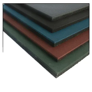 Anti Microbial Non Toxic Eco Friendly Durable Anti Slip Waterproof Indoor Outdoor Rubber Gym Floor Mat Tiles Hospital Exterior