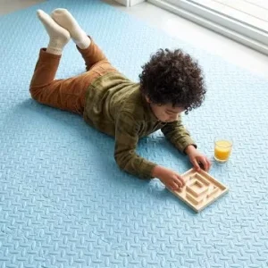 Anti-Mold EVA Interlocking Floor Mats Mildew-Resistant Foam Tiles Anti-Slip Waterproof Home Basement Bathroom