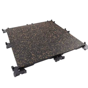 Anti-Shock Soft 15-50mm Fitness Gym Rubber Flooring Tiles