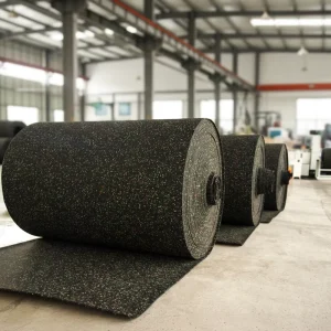 Anti Shock Soft Rubber Gym Flooring Roll Outdoor Rubber Matting Roll for Fitness and Sports Centers CE ISO EN1177