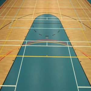 Anti Skid Heterogeneous Vinyl Flooring for Gym