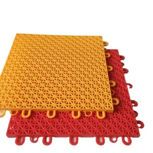 Anti-Skid Outdoor Plastic PP Interlocking Sport Flooring Tiles for Basketball and Volleyball Courts
