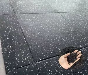 Anti Slip 20mm Thick Eco Friendly Shock Absorption Fitness Gym Rubber Flooring EPDM Material Safety Sports Floor Customizable