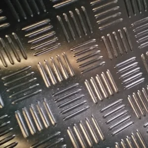 Anti Slip Checker Rubber Floor Mat Plate Custom Cutting Service 3 6mm Thickness Shore a 45 85 Hardness