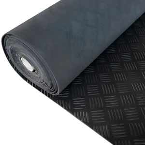 Anti Slip Checker Rubber Floor Mat & Plate Custom Cutting Service 3 6mm Thickness Shore a 45 85 Hardness