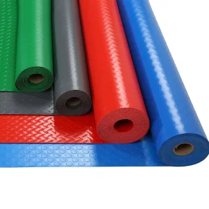 Anti-Slip Coin-Pattern PVC Rubber Flooring
