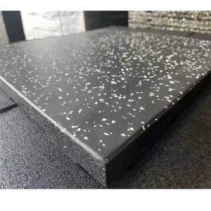 Anti Slip Composite Rubber Flooring Tiles Rubber Floor Mat for Sports and Gym Paving Equipment