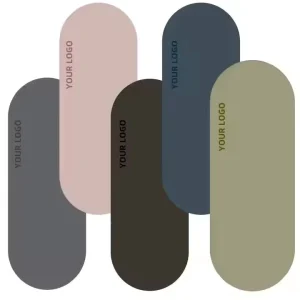 Anti Slip Custom Color and Logo Eco Friendly Natural Rubber PU Oval Yoga Mat for Women