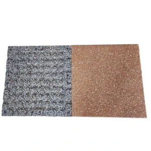 Anti Slip Dotted Rubber Gym Floor Mat for Playground and Sports, Cork Color, 2 cm Thick, UD-2