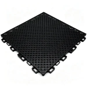 Anti-Slip Double Layer PP Interlocking Floating Floor Tiles for Tennis and Badminton Courts