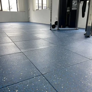 Anti-Slip Eco-Friendly Shock-Absorbing Waterproof Rubber Gym Floor Mat for Gardens and Halls