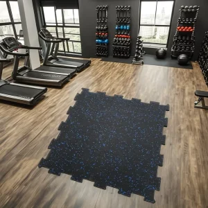 Anti Slip Fitness Rubber Tiles Gym Rubber Flooring Rubber Floor Home Gym Mat for Sports