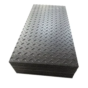 Anti-Slip HDPE Temporary Roadway Mats Heavy-Duty Ground Access Panels for Construction Vehicles and Soft Terrain