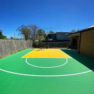 Outdoor Basketball Court Flooring PP Synthetic Interlocking Sport Court Flooring