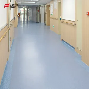 Anti Slip Homogeneous PVC Vinyl Flooring Roll 2.0mm Commercial Hospital Grade Waterproof Sheet Plastic Floor Factory Price
