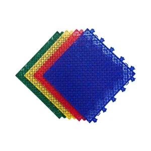 Anti-Slip Indoor Outdoor PP Interlocking Sports Flooring Tiles for Tennis Volleyball and Badminton Courts