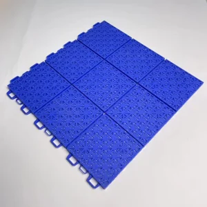 Anti-Slip Interlocking Modular Sports Flooring Tiles for Futsal Basketball Football Outdoor Courts and Playgrounds
