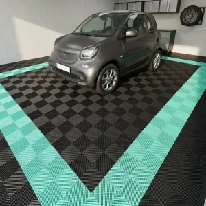 Anti-Slip Interlocking PP Garage Floor Tiles for Supermarket, Car Wash, and Drainage Heavy-Duty