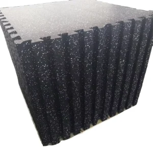 Anti Slip Interlocking Rubber Puzzle Tiles for Gym Flooring