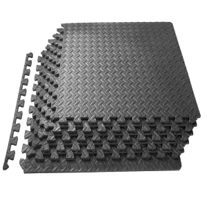 Anti Slip Interlocking Tatami Taekwondo Thick Black Sports T Pattern Soft EVA Foam Floor Tile