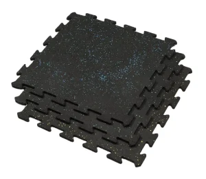 Anti Slip Non Toxic Fitness Gym Interlocking Foam Floor Mat with Rubber Top for Workout